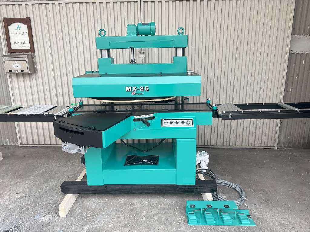 【丸仲鐵工所】超仕上カンナ　MX-25　往復切削（スライダー方式）送材ベルト新品交換済