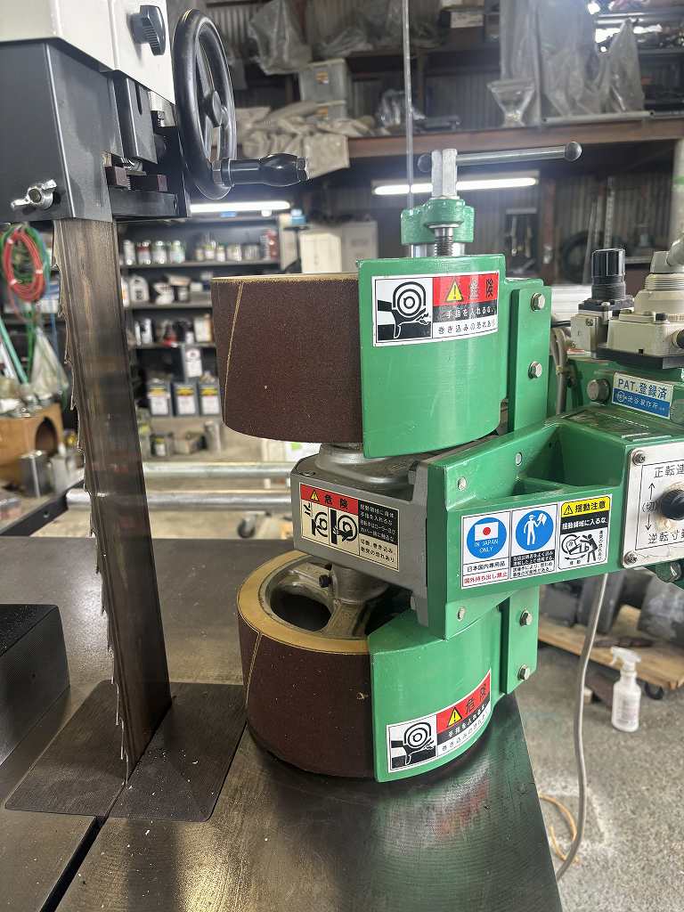 【池谷製作所】帯鋸盤用送り装置　IN-BRW-Z（送り速度インバーター制御）